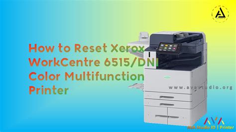 Select [Resets], and then use the arrow buttons to select [Supply Counter Reset]. . Xerox workcentre 6515 factory reset
